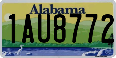 AL license plate 1AU8772