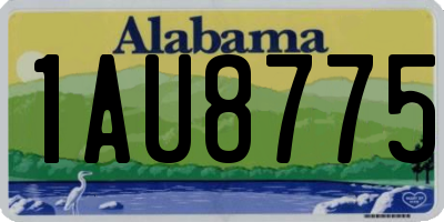 AL license plate 1AU8775