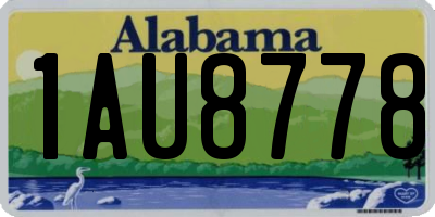AL license plate 1AU8778