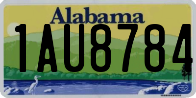 AL license plate 1AU8784