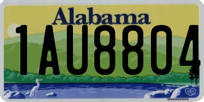 AL license plate 1AU8804