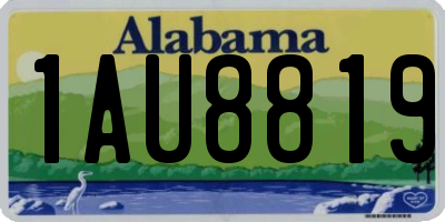 AL license plate 1AU8819