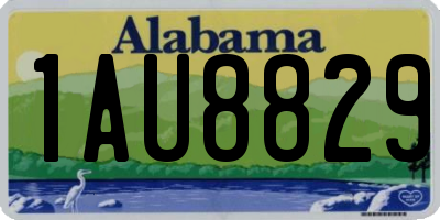 AL license plate 1AU8829