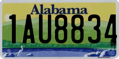 AL license plate 1AU8834