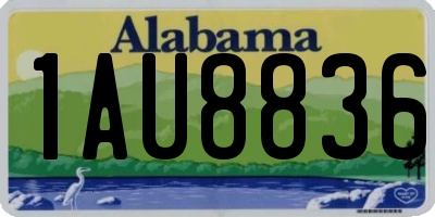 AL license plate 1AU8836