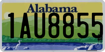 AL license plate 1AU8855