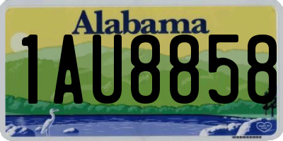 AL license plate 1AU8858
