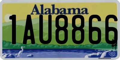 AL license plate 1AU8866