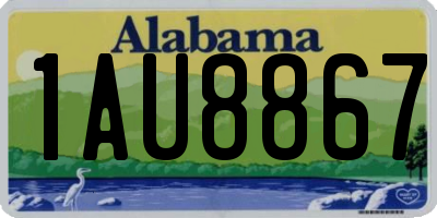 AL license plate 1AU8867