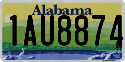 AL license plate 1AU8874