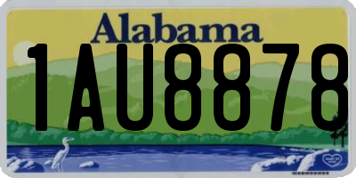 AL license plate 1AU8878