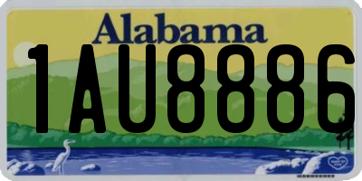 AL license plate 1AU8886
