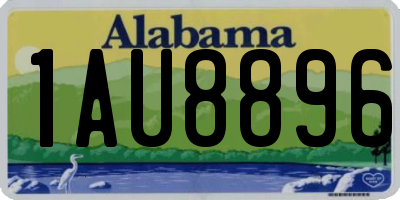 AL license plate 1AU8896