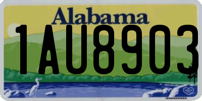 AL license plate 1AU8903