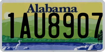 AL license plate 1AU8907