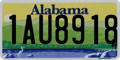 AL license plate 1AU8918