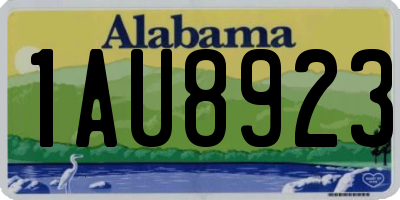 AL license plate 1AU8923
