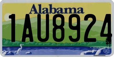 AL license plate 1AU8924