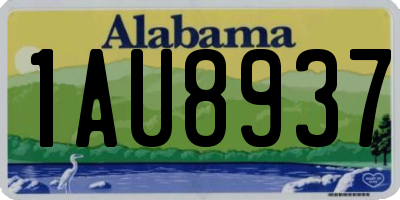 AL license plate 1AU8937