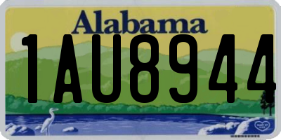 AL license plate 1AU8944
