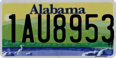 AL license plate 1AU8953