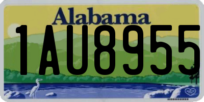 AL license plate 1AU8955