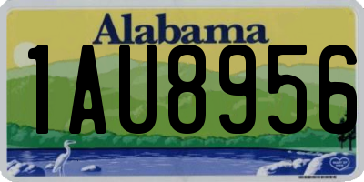 AL license plate 1AU8956