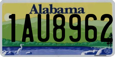 AL license plate 1AU8962