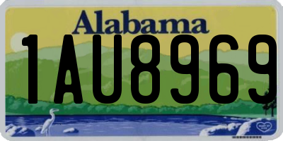 AL license plate 1AU8969