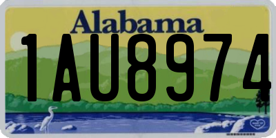 AL license plate 1AU8974