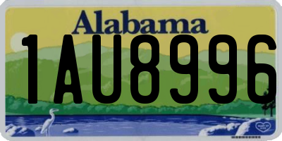 AL license plate 1AU8996