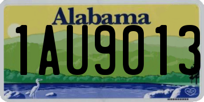 AL license plate 1AU9013