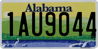 AL license plate 1AU9044