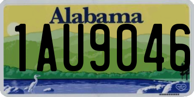 AL license plate 1AU9046