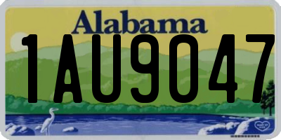 AL license plate 1AU9047