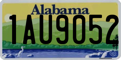 AL license plate 1AU9052