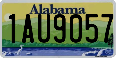 AL license plate 1AU9057