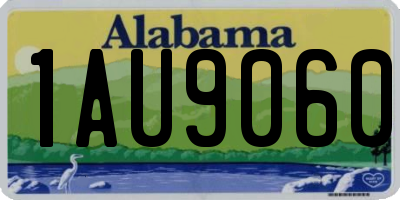 AL license plate 1AU9060