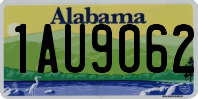 AL license plate 1AU9062