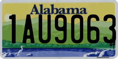 AL license plate 1AU9063
