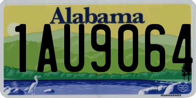 AL license plate 1AU9064
