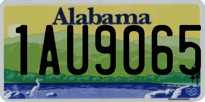 AL license plate 1AU9065