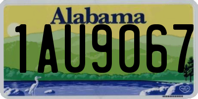 AL license plate 1AU9067