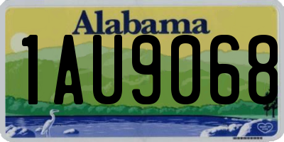 AL license plate 1AU9068