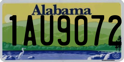 AL license plate 1AU9072