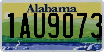 AL license plate 1AU9073