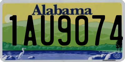 AL license plate 1AU9074