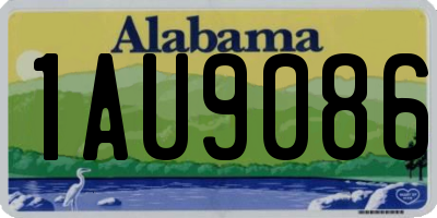 AL license plate 1AU9086