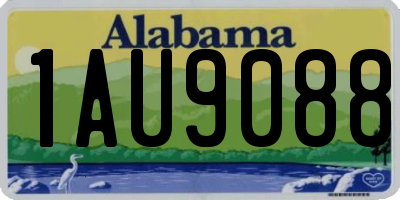AL license plate 1AU9088