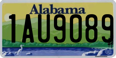 AL license plate 1AU9089